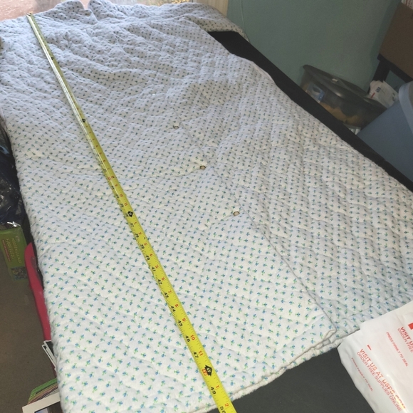 New Vermont Country Store Quilted Floral House Coat Medium - Picture 10 of 11